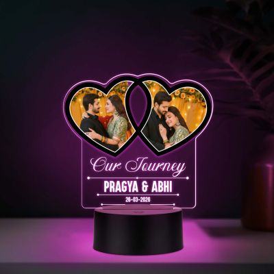 Princess Theme UV Print 3D Illusion LED Night Lamp Girls Room Decor Light